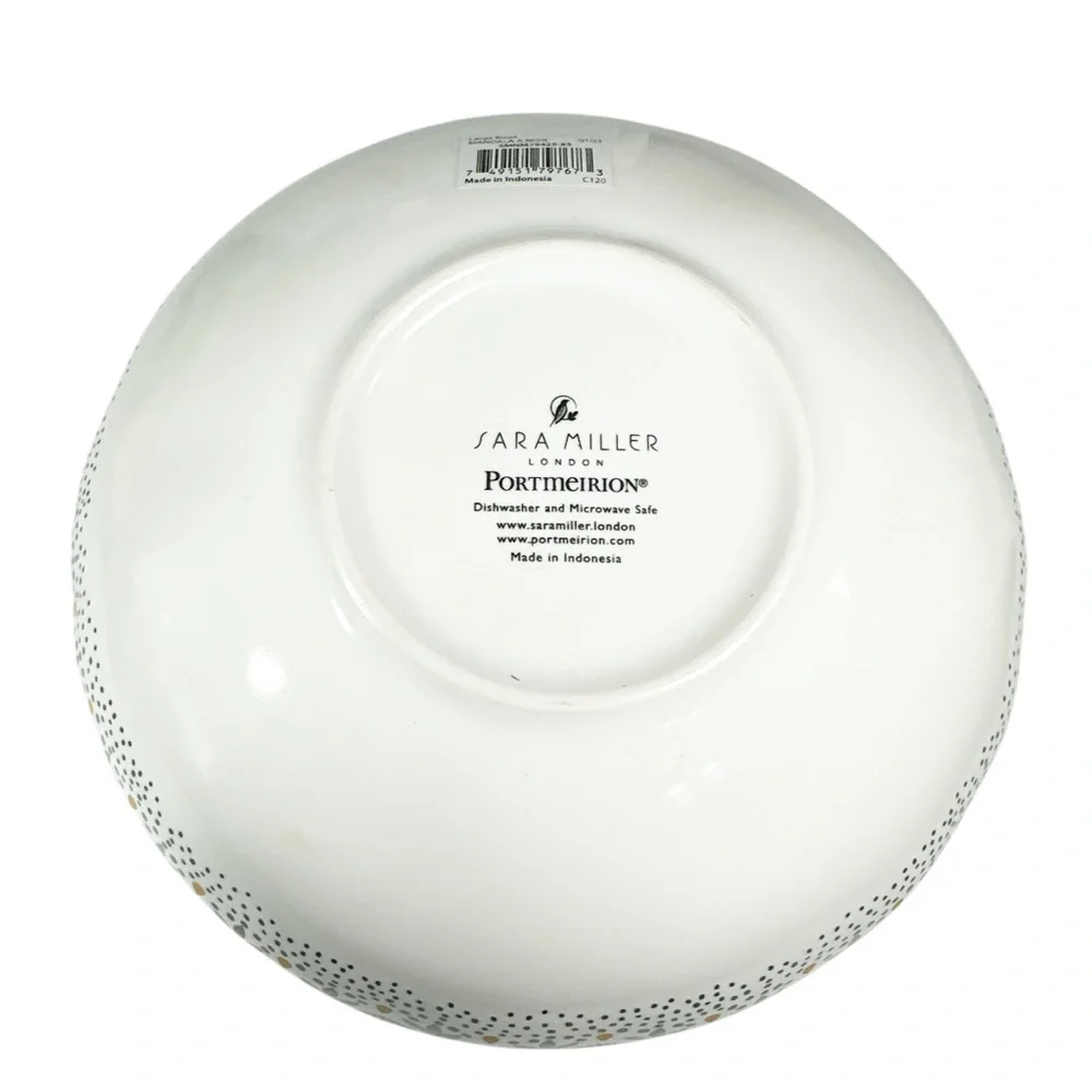 NEW Portmeirion ARTISANNE NOIR NOODLE SERVING BOWL